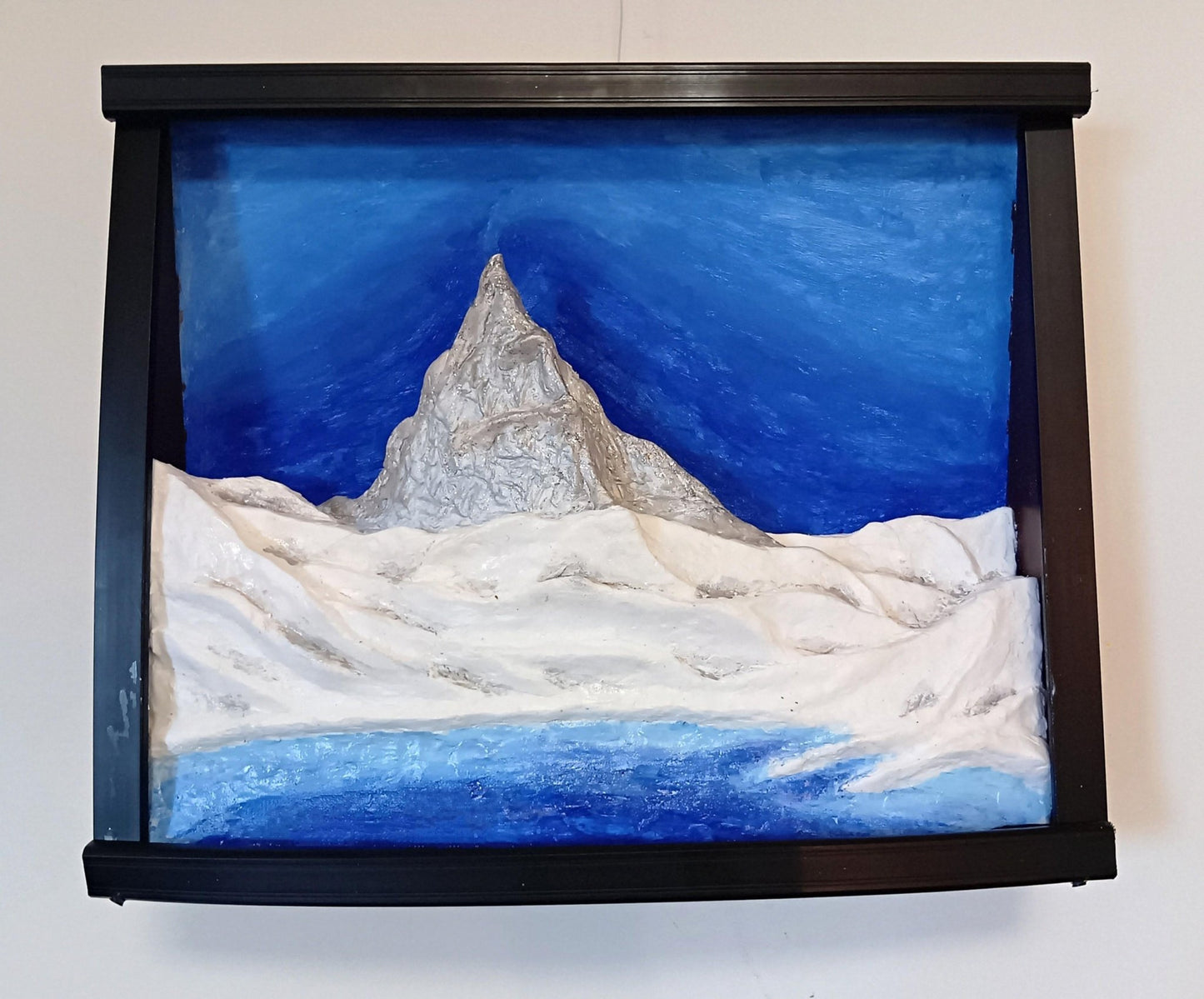 立体絵画「冬のマッターホルン」 - FROM ARTIST
