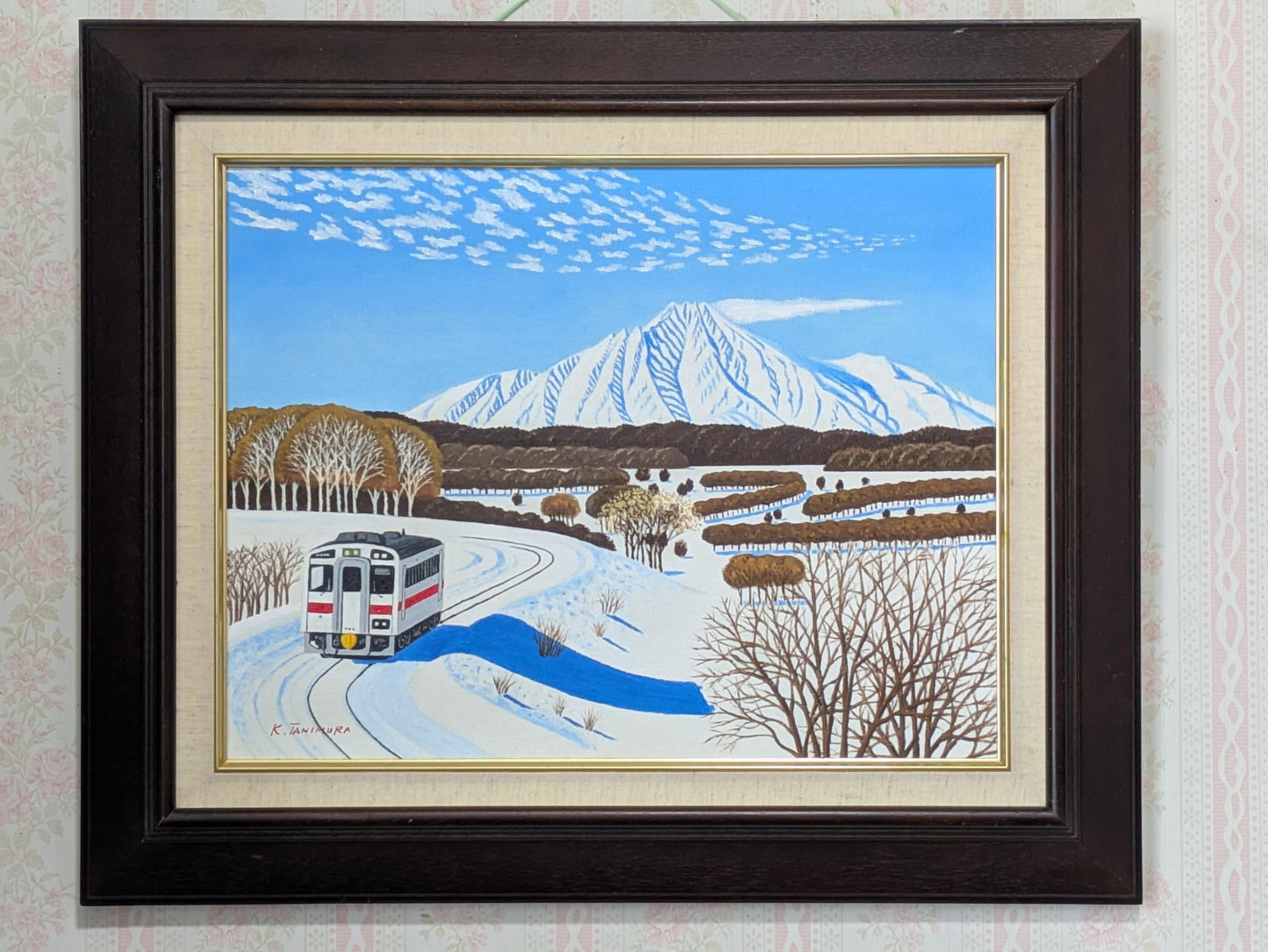 利尻島と走る電車 - FROM ARTIST