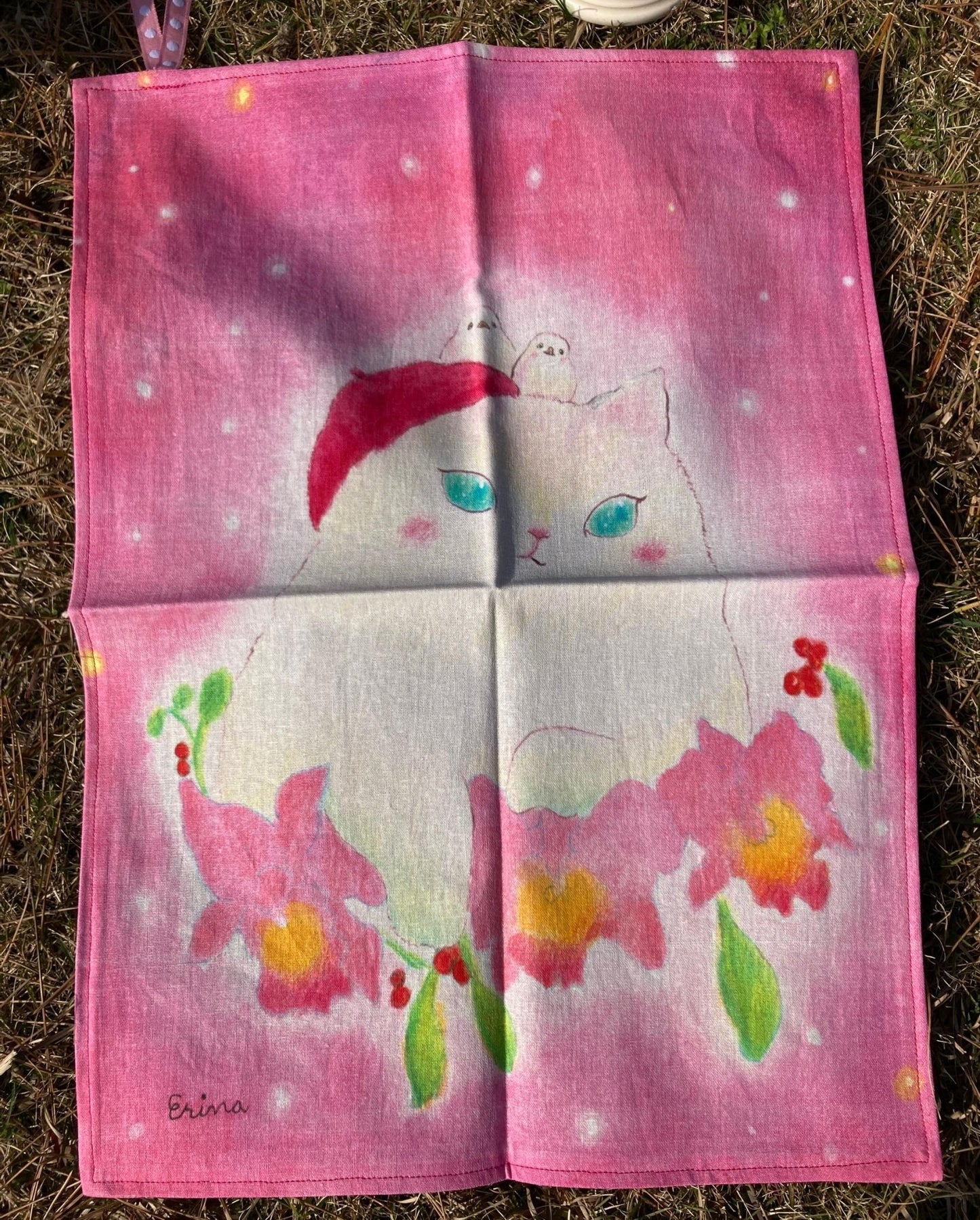 ティータオル・キッチンタオル　魅力的な猫 - FROM ARTIST