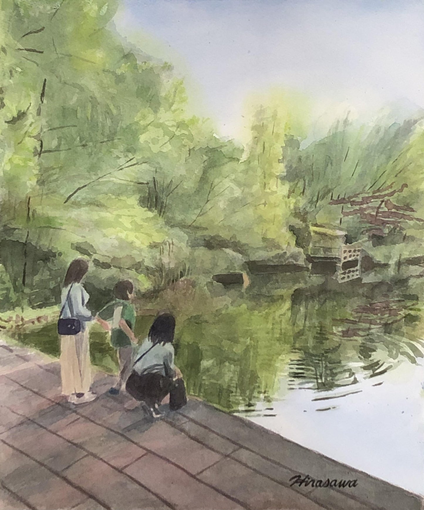 日本庭園を愉しむファミリー - FROM ARTIST