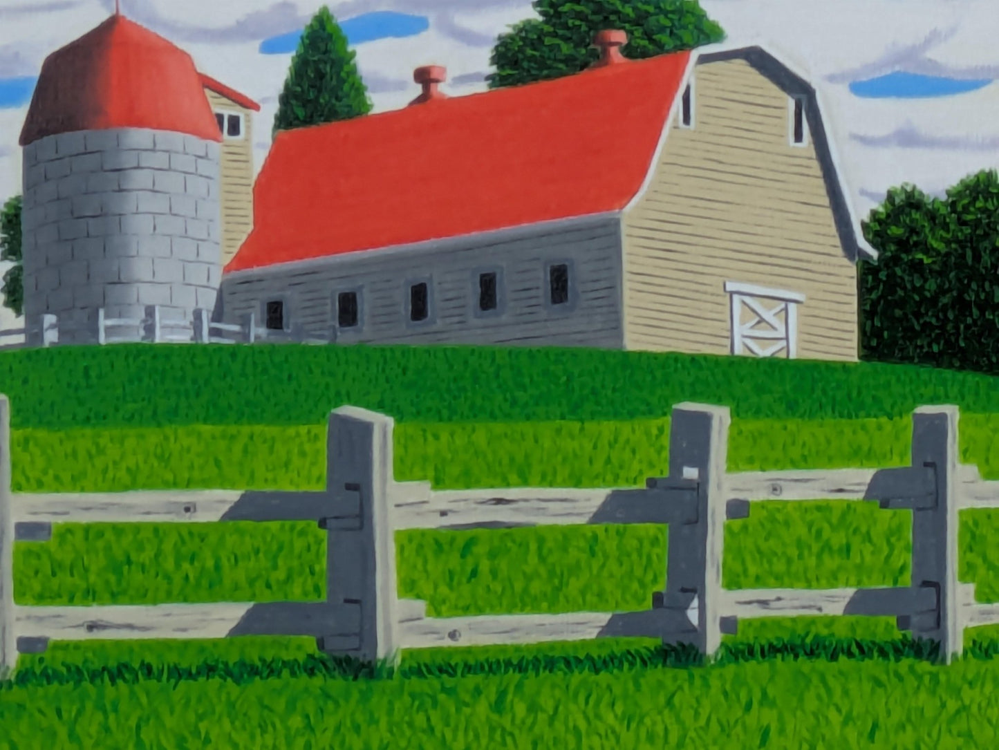 サイロのある牧場Ⅱ - FROM ARTIST