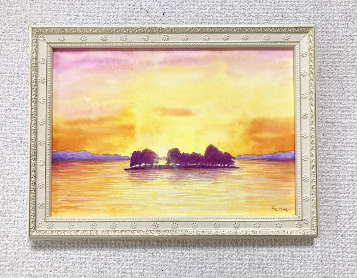 絵画の通販、購入ならFROM ARTIST/作品名：宍道湖の夕陽/作家名：陽