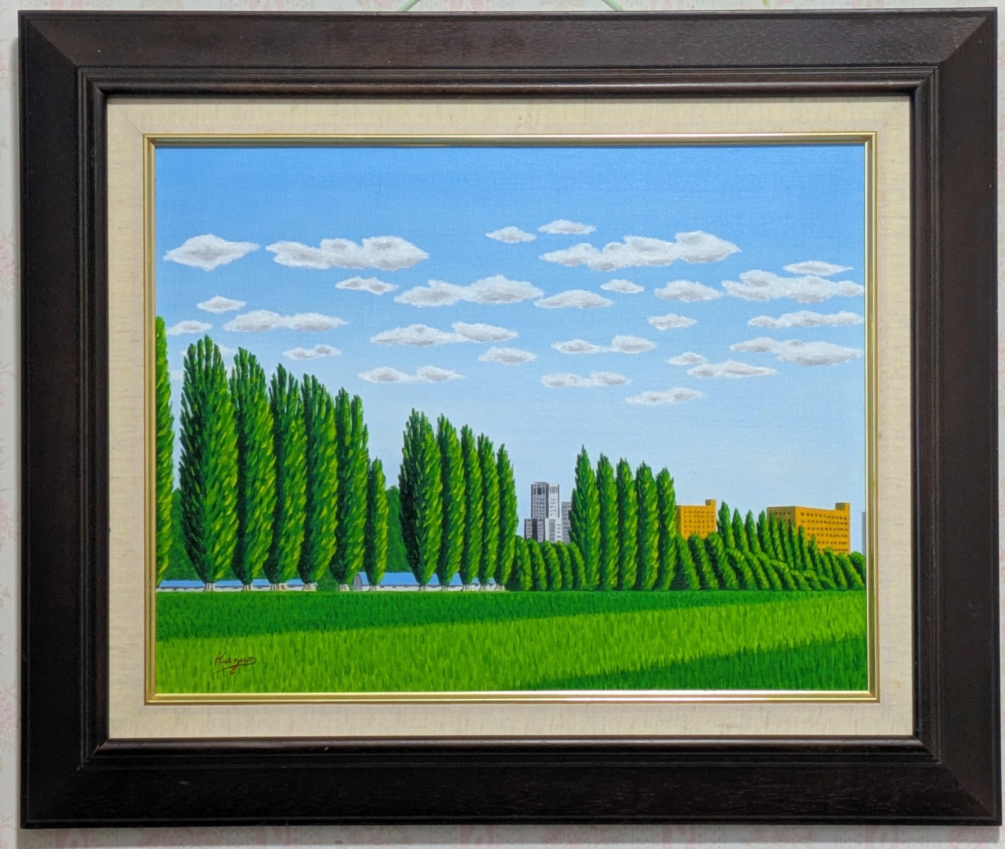絵画の通販、購入ならFROM ARTIST/作品名：北海道大学のポブラ並木