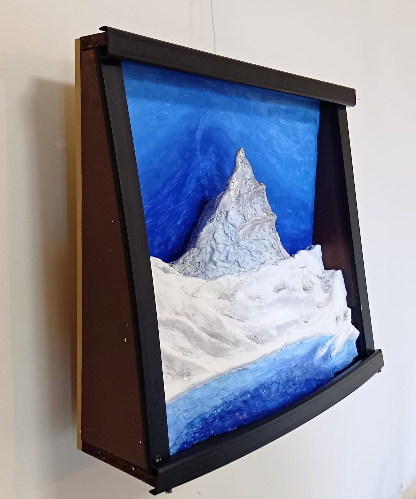 立体絵画「冬のマッターホルン」 - FROM ARTIST