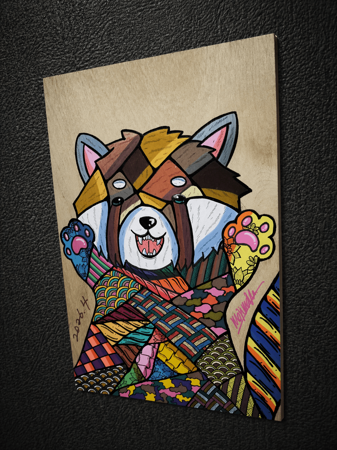 威嚇するレッサーパンダ - FROM ARTIST