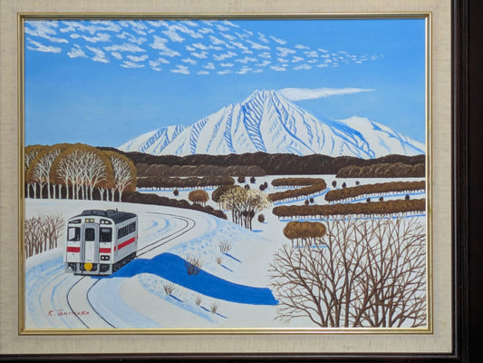 利尻島と走る電車 - FROM ARTIST