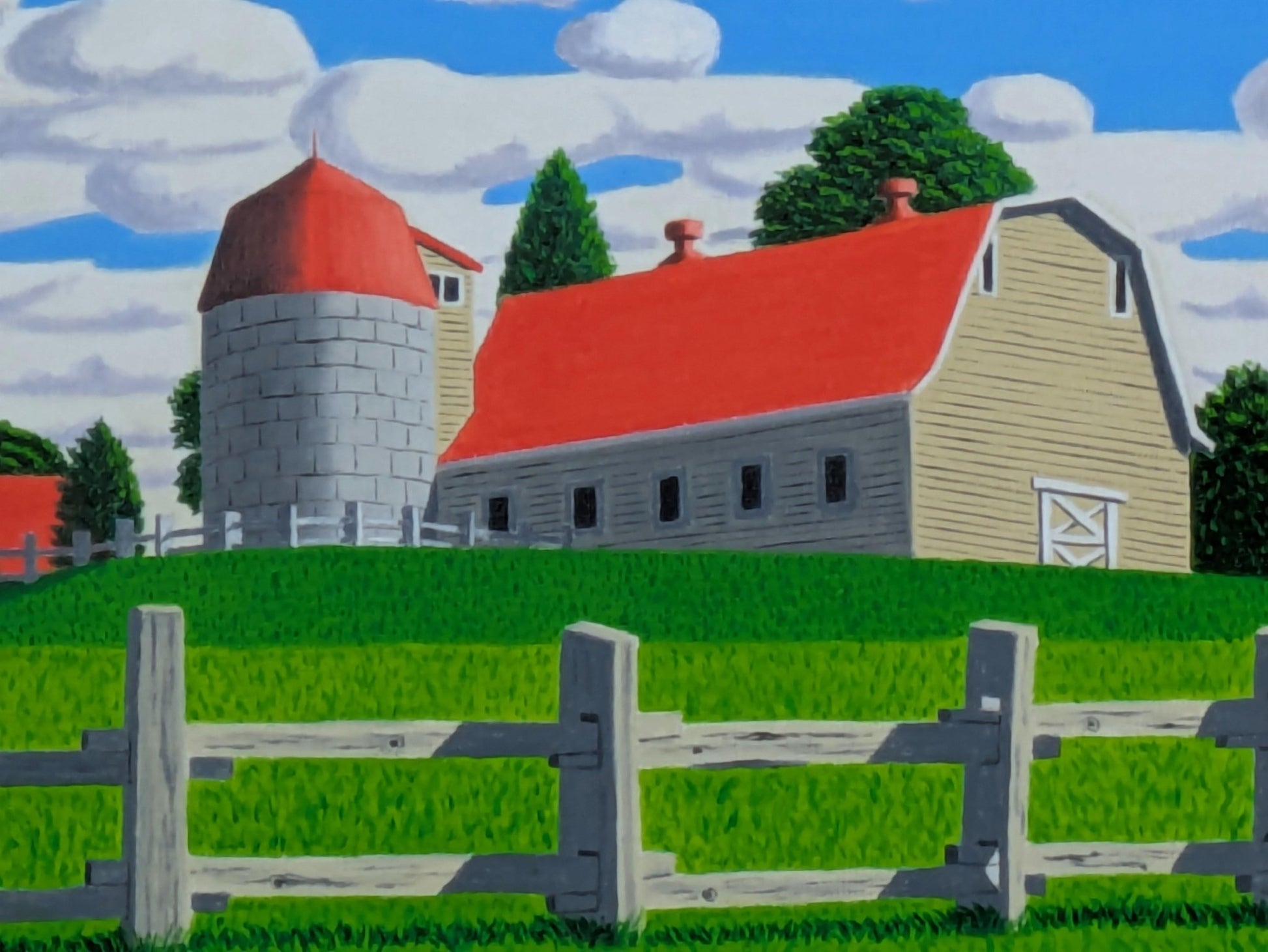 サイロのある牧場Ⅱ - FROM ARTIST