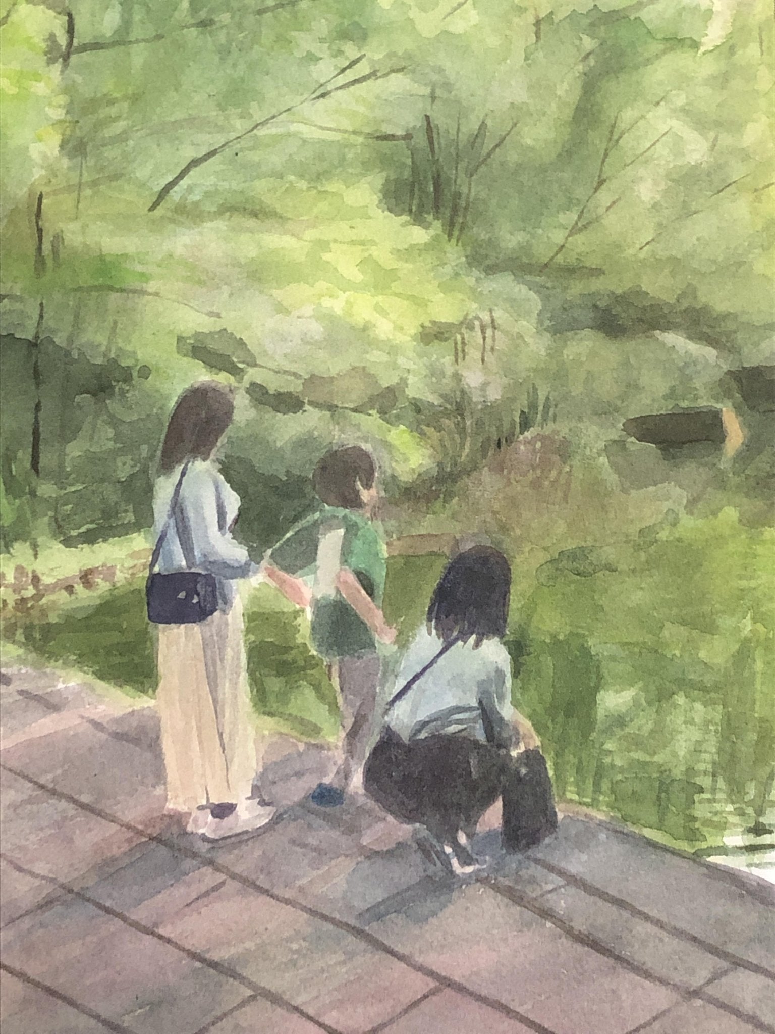 日本庭園を愉しむファミリー - FROM ARTIST