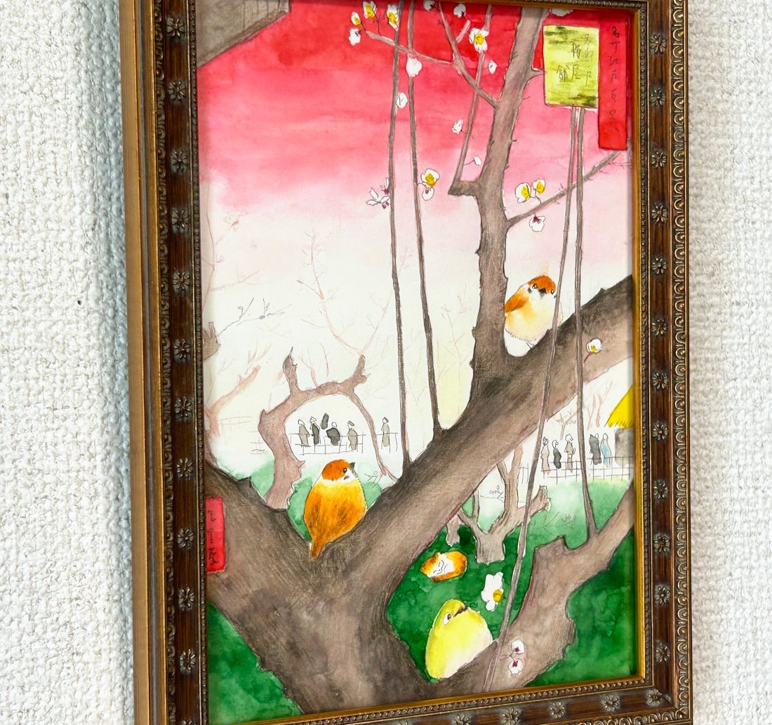 早春の梅の花と小鳥さん - FROM ARTIST