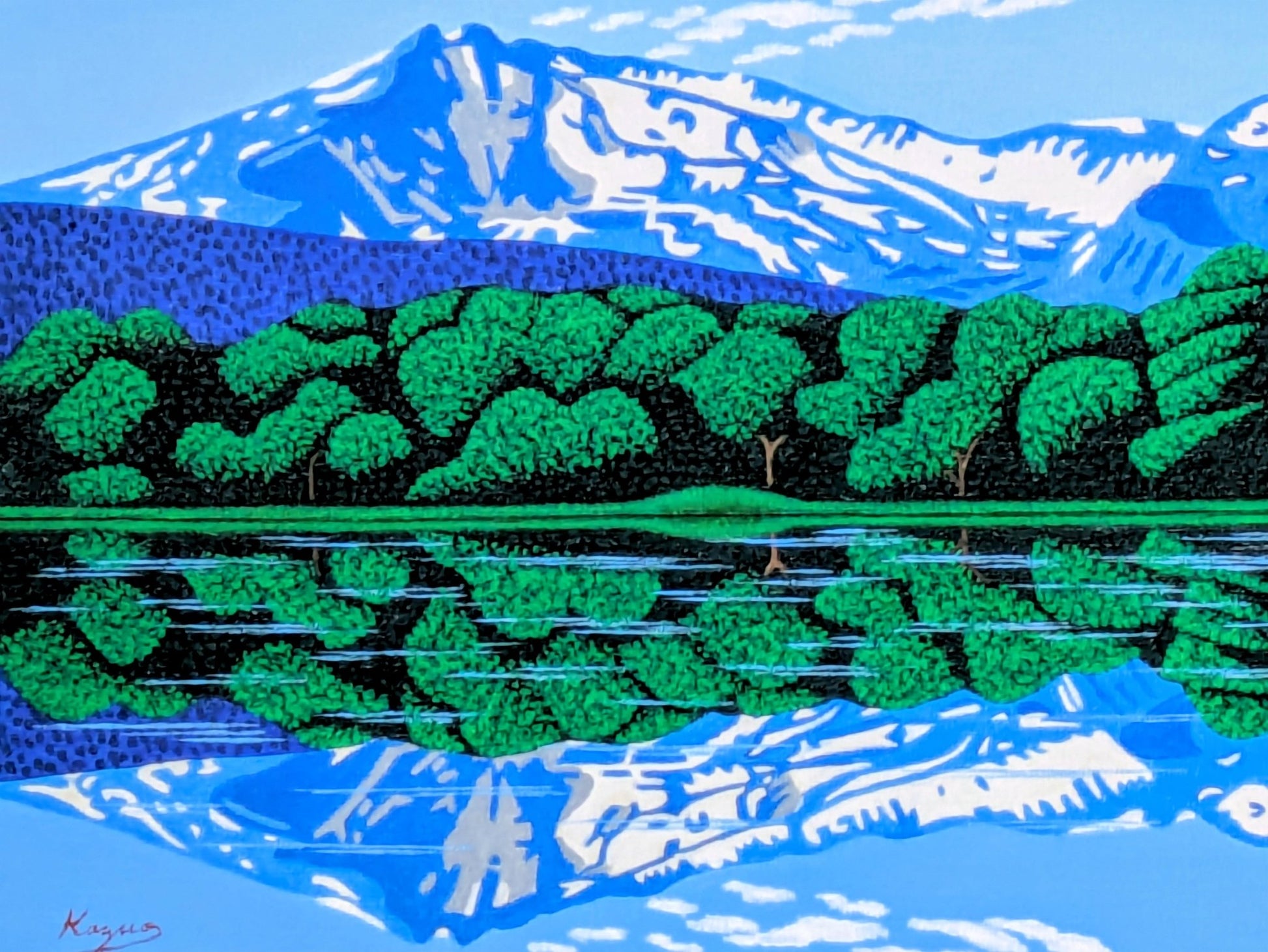 鳥海山と湖Ⅲ - FROM ARTIST