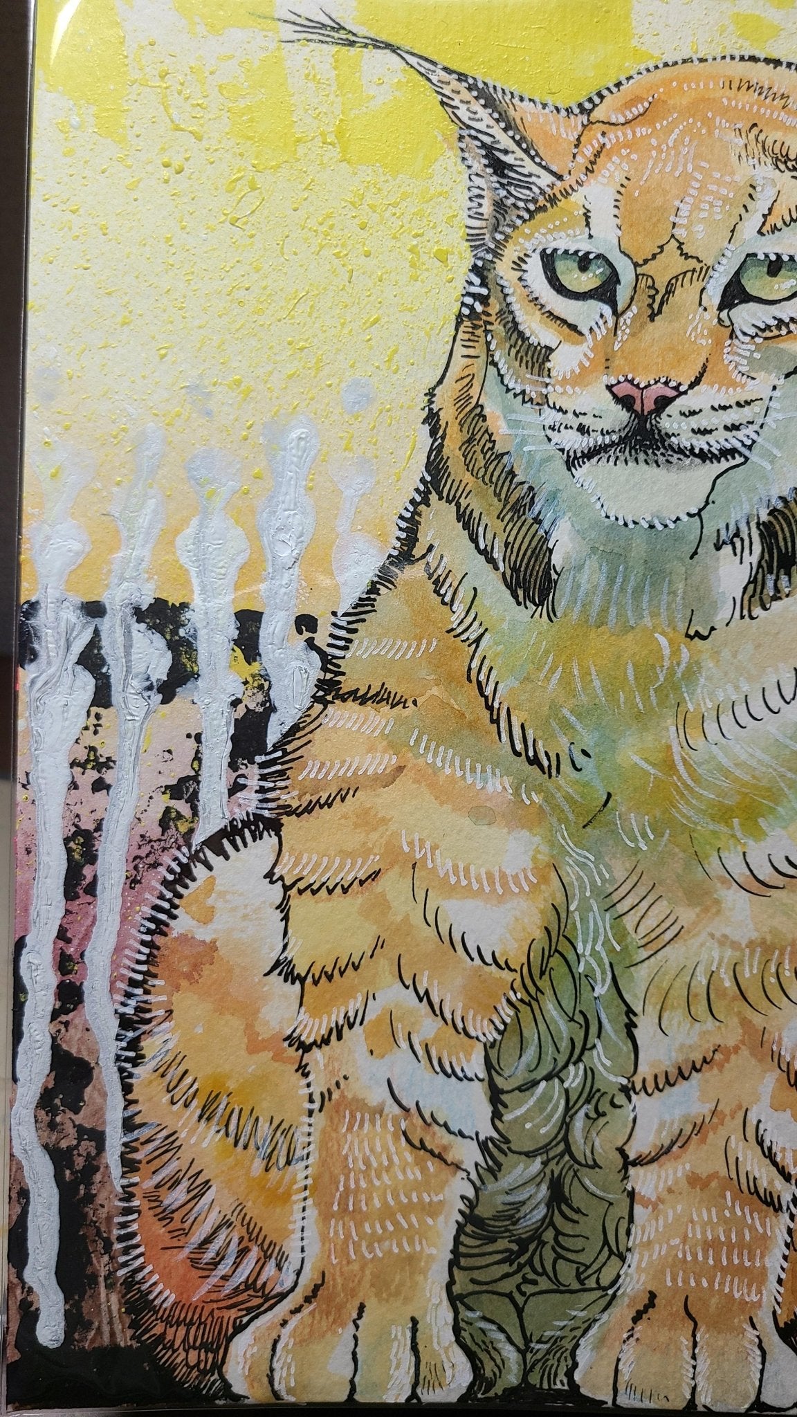 絵画の通販、購入ならFROM ARTIST/作品名：シベリアオオヤマネコ