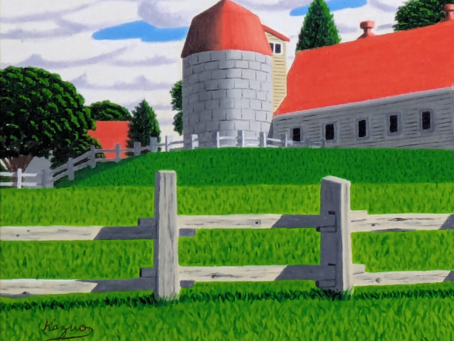 サイロのある牧場Ⅱ - FROM ARTIST