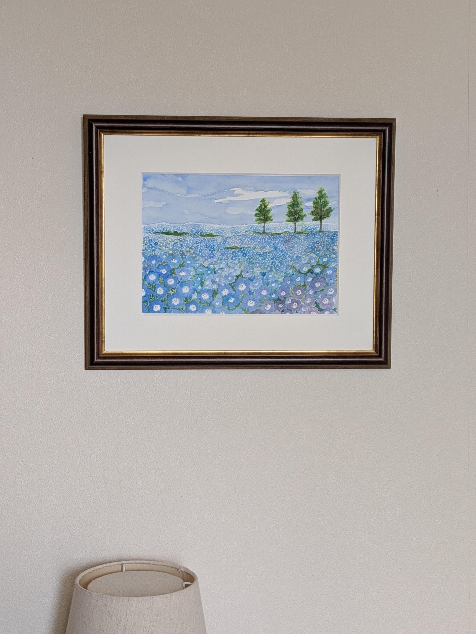 癒しの水彩画　ネモフィラの丘 ネモフィラの丘 – FROM ARTIST