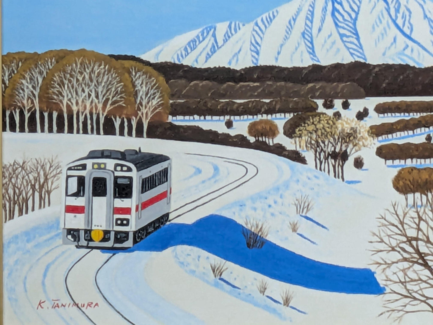 利尻島と走る電車 - FROM ARTIST