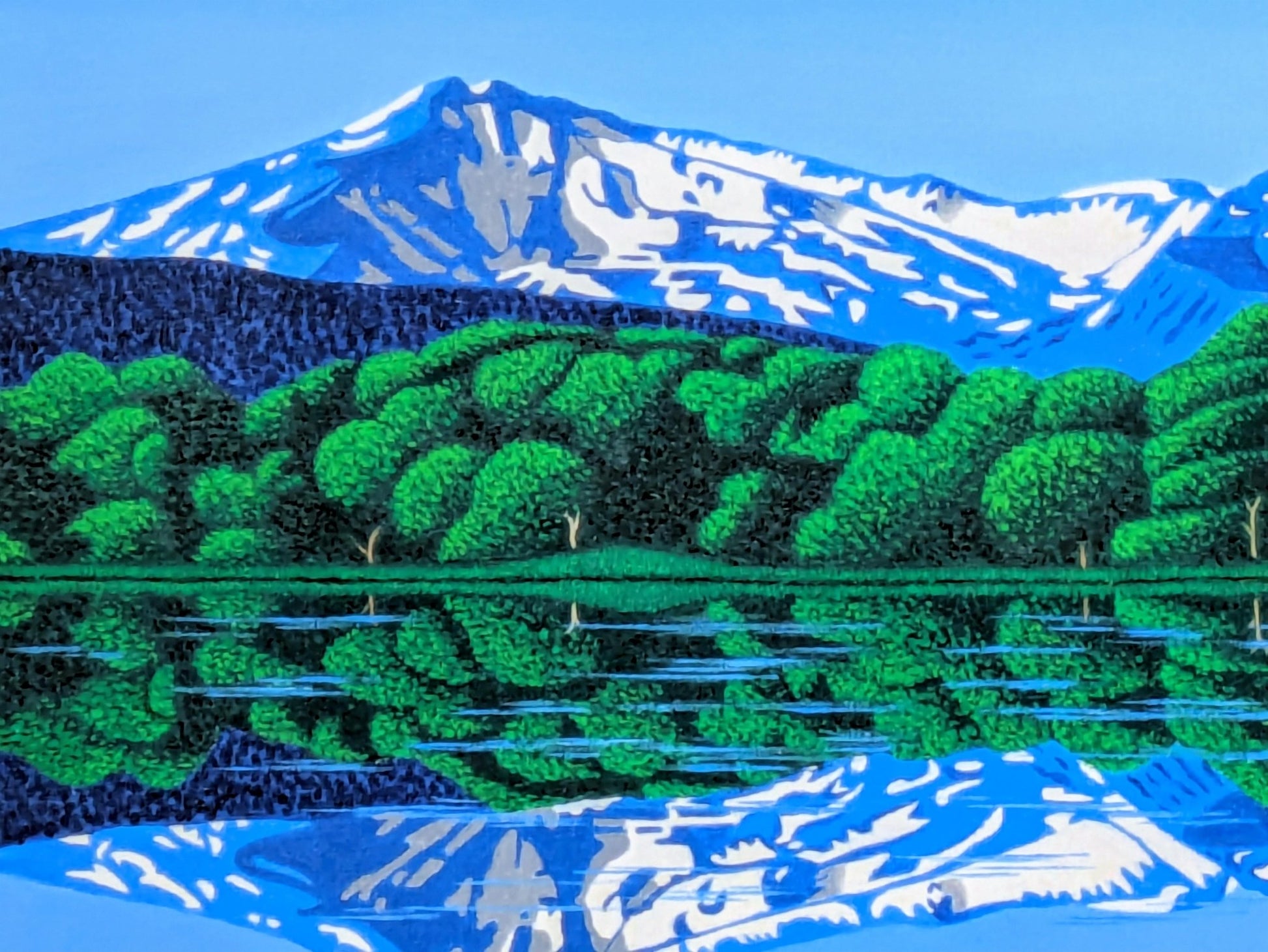 鳥海山と湖Ⅱ - FROM ARTIST