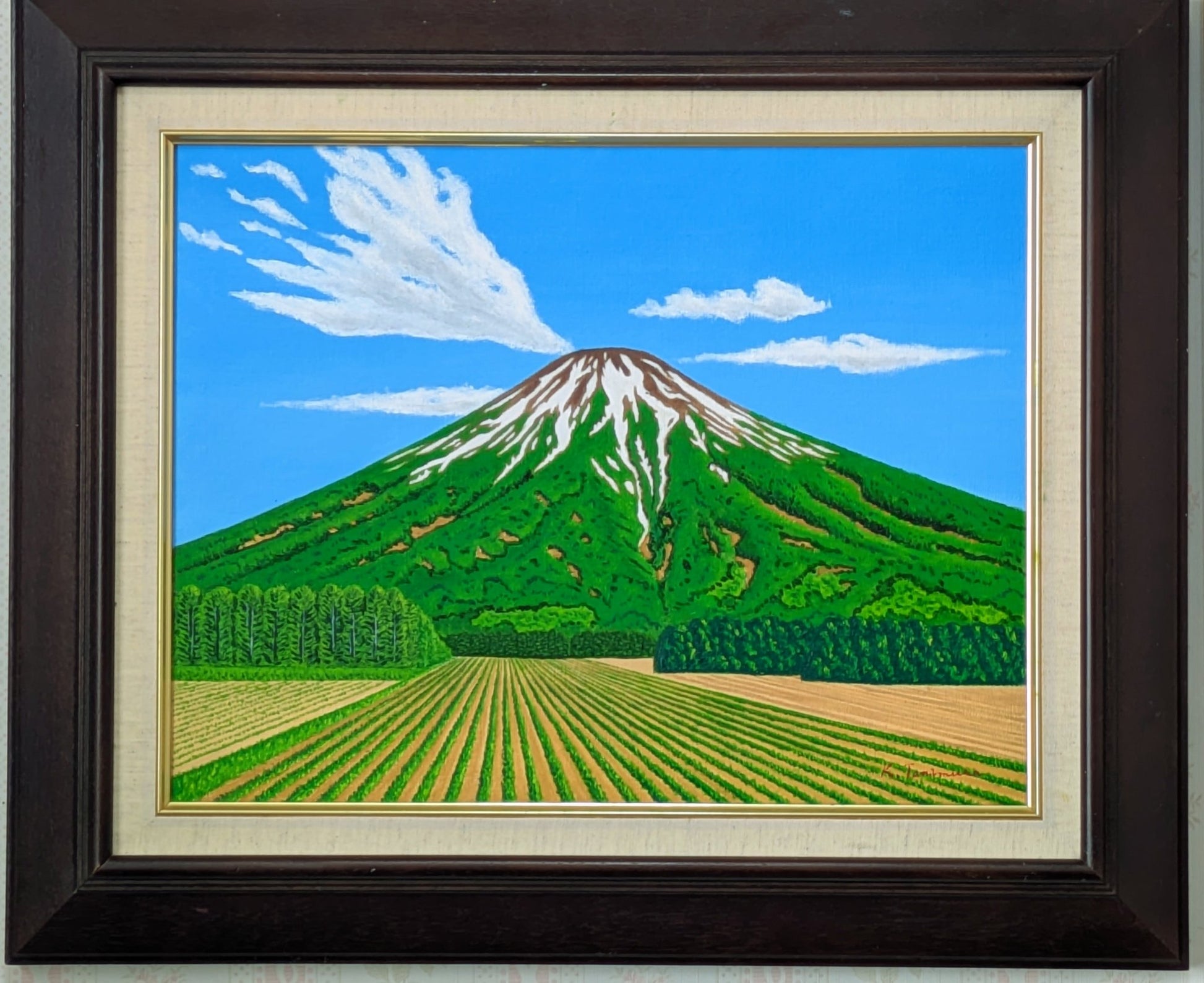 残雪のある羊蹄山 - FROM ARTIST