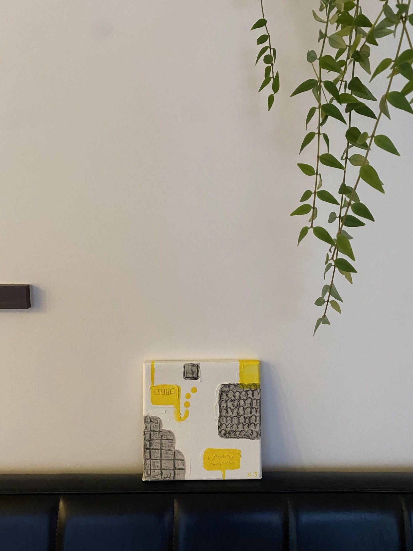 グレーとイエローのリズム　スクエア　ホワイトベースタイプ - FROM ARTIST