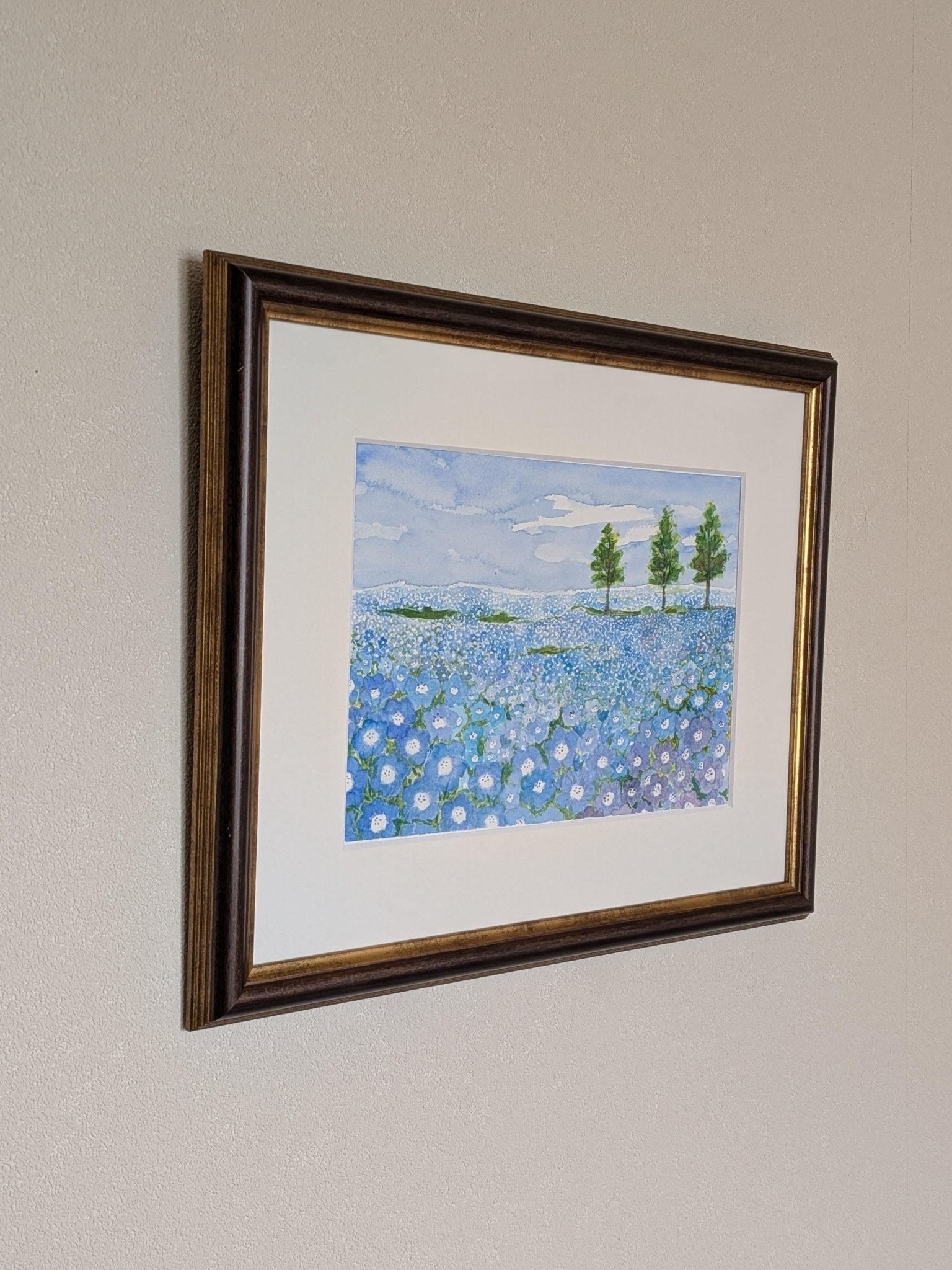 絵画の通販、購入ならFROM ARTIST/作品名：ネモフィラの丘/作家名