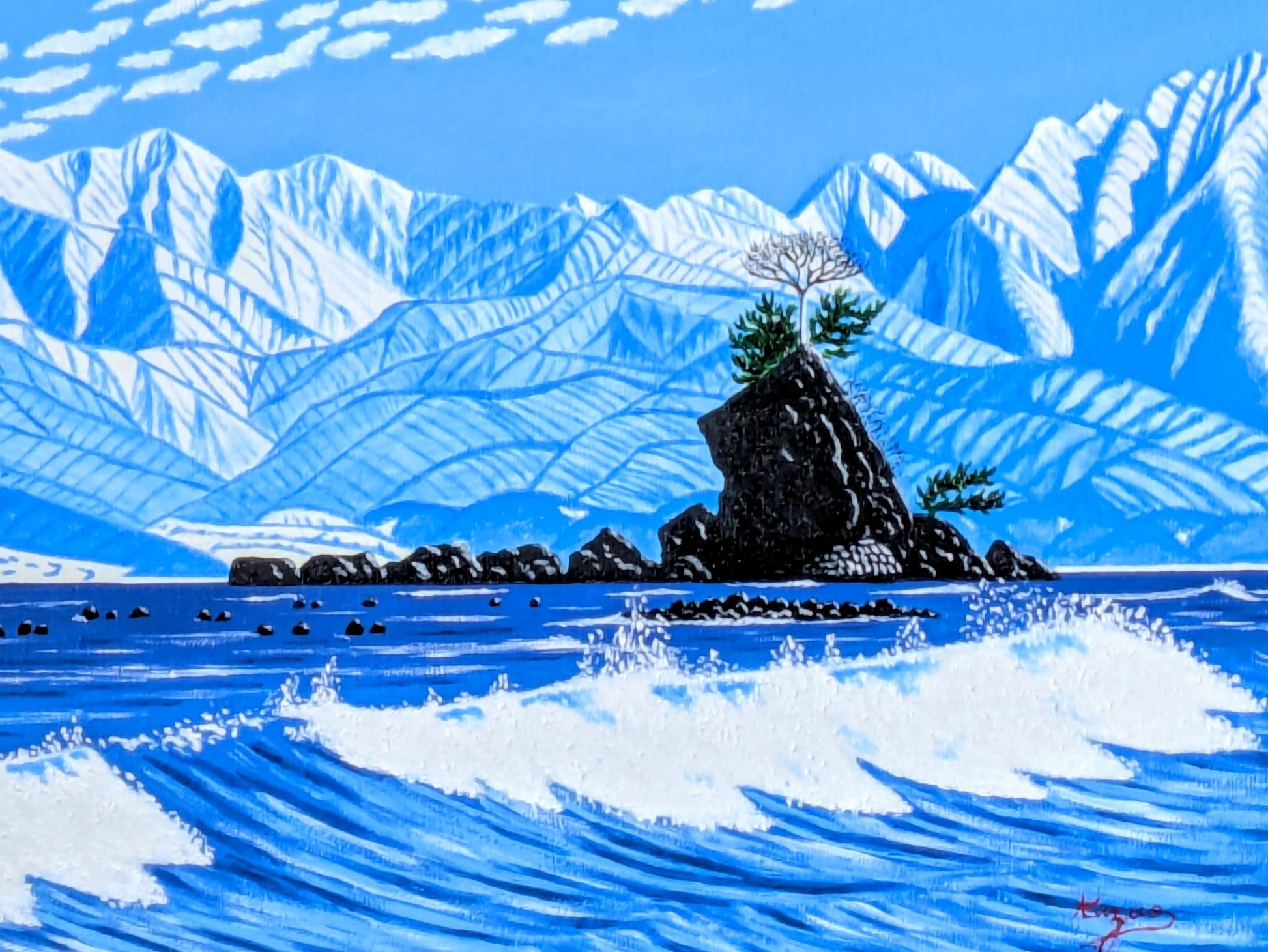 立山連峰と雨晴海岸 - FROM ARTIST