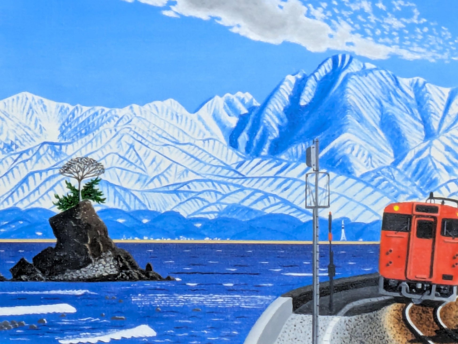 雨晴海岸を走る電車 - FROM ARTIST