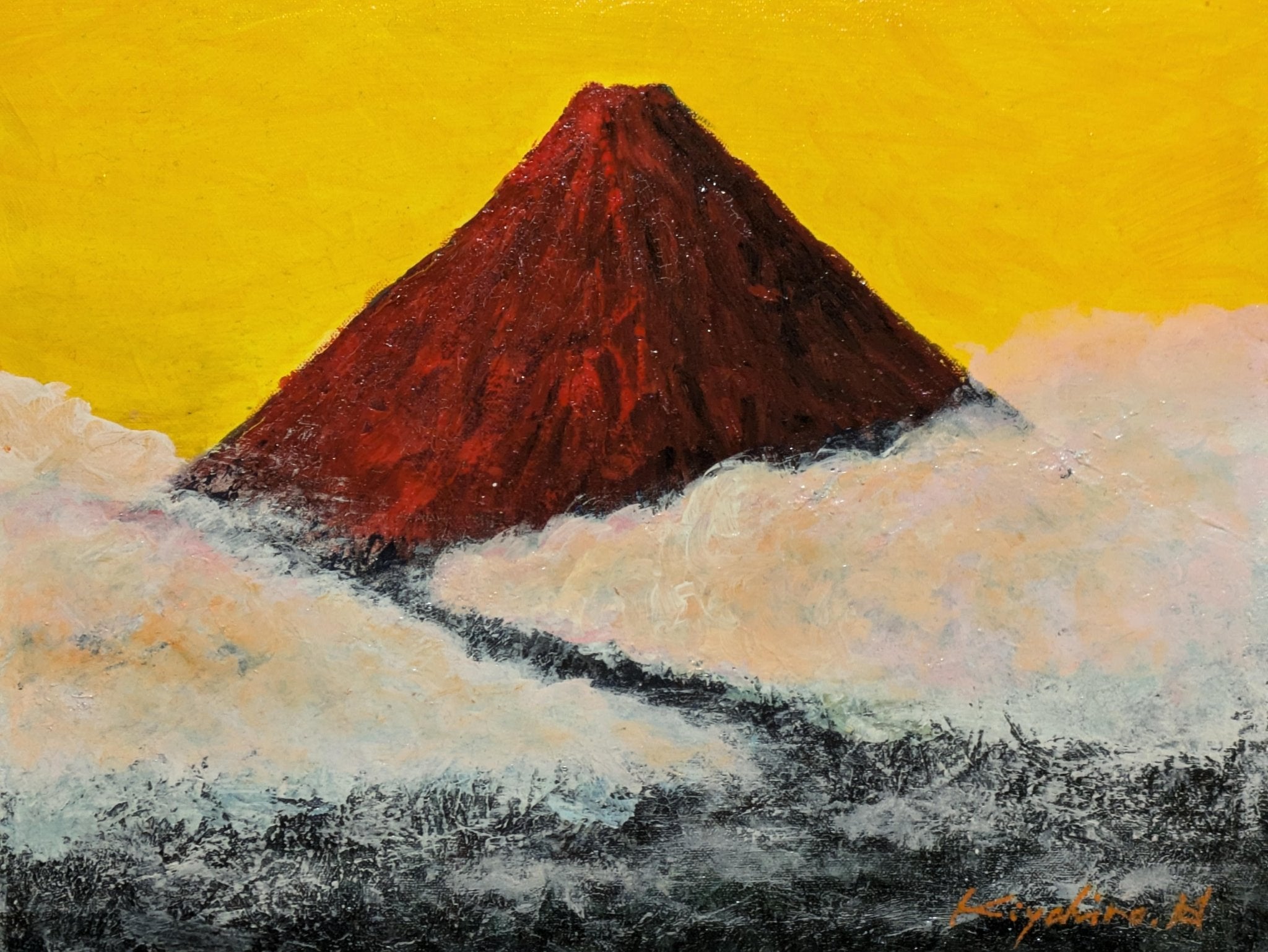 赤富士と黄雲 – FROM ARTIST