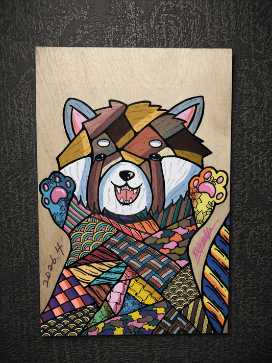 威嚇するレッサーパンダ - FROM ARTIST