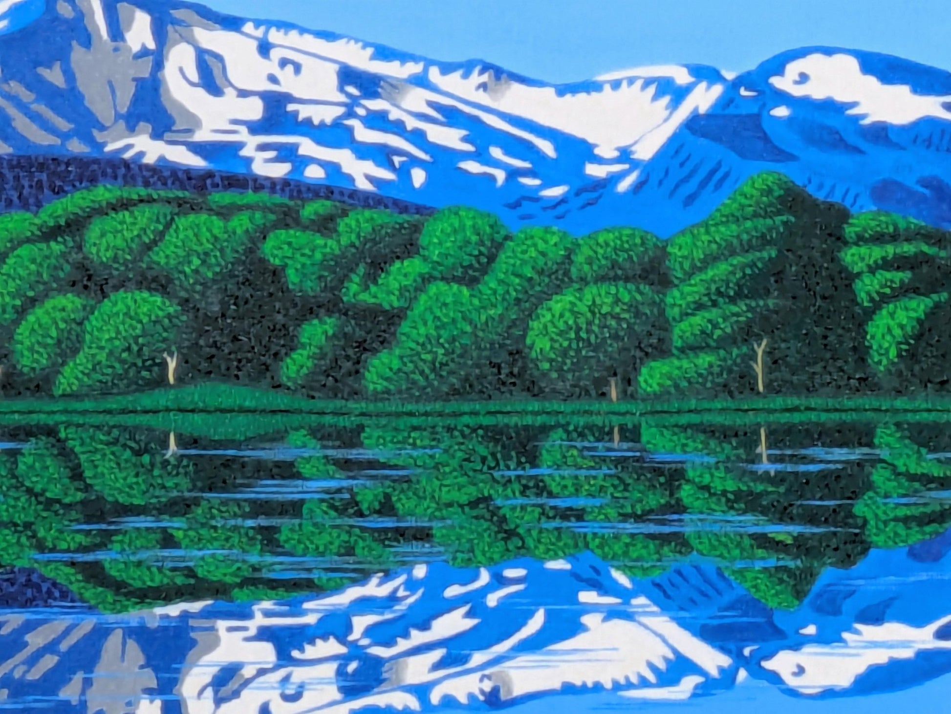 鳥海山と湖Ⅱ - FROM ARTIST