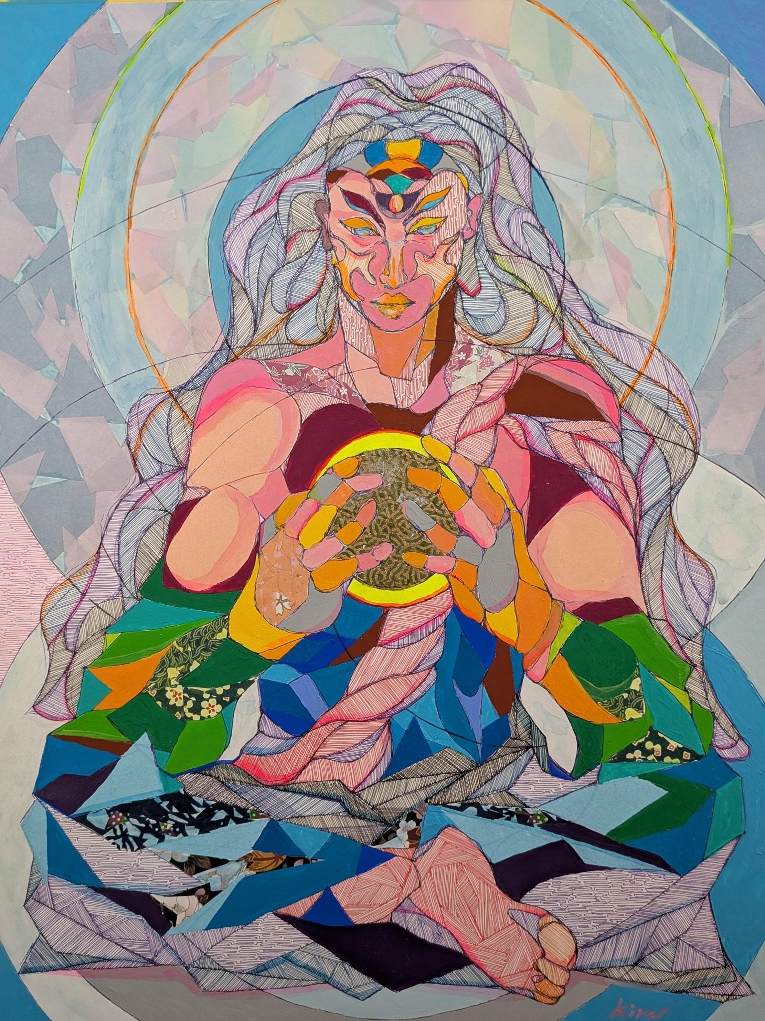 絵画の通販、購入ならFROM ARTIST/作品名：静かなる創造/作家名：kira