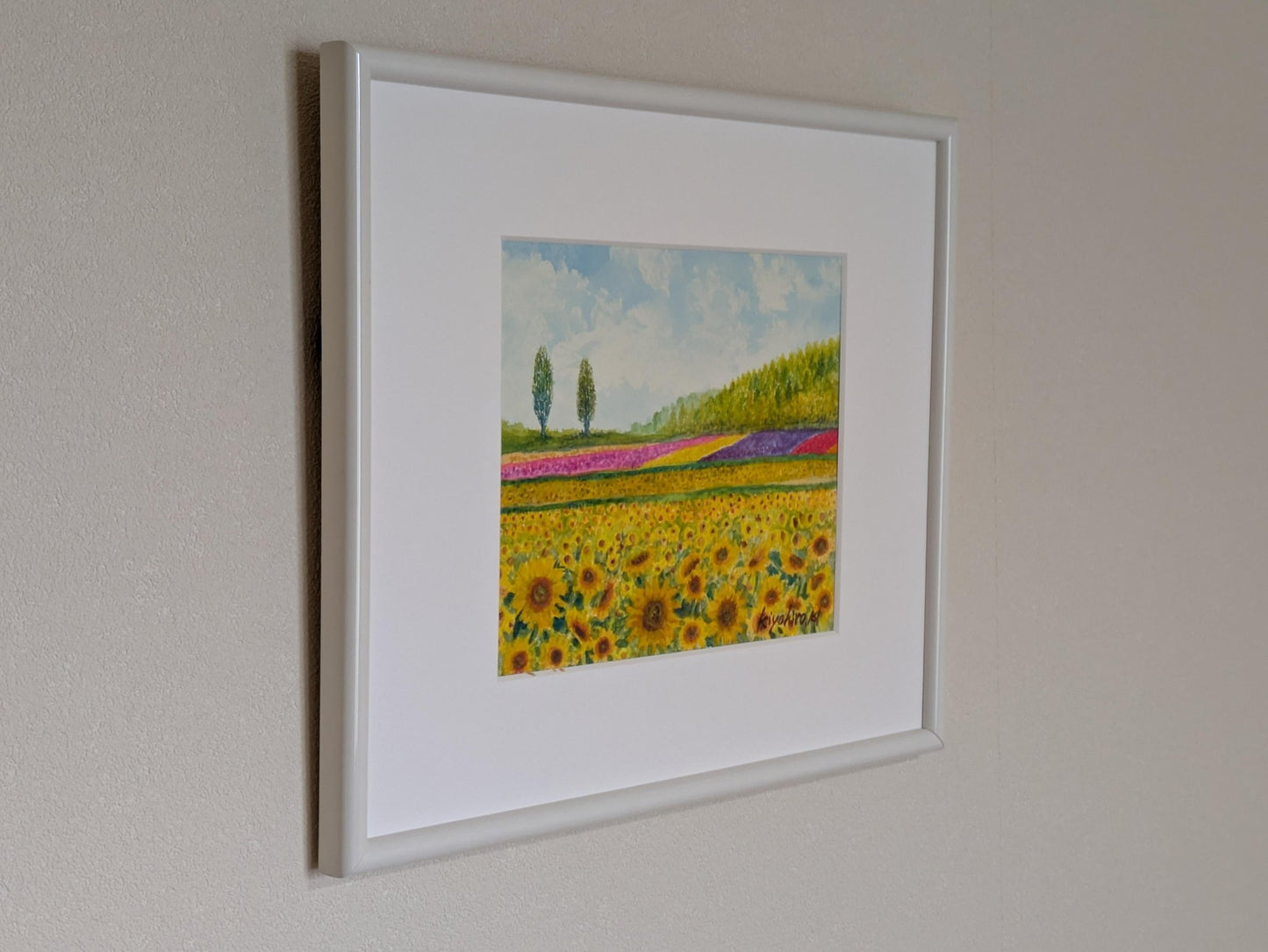 ひまわり畑とポプラ - FROM ARTIST