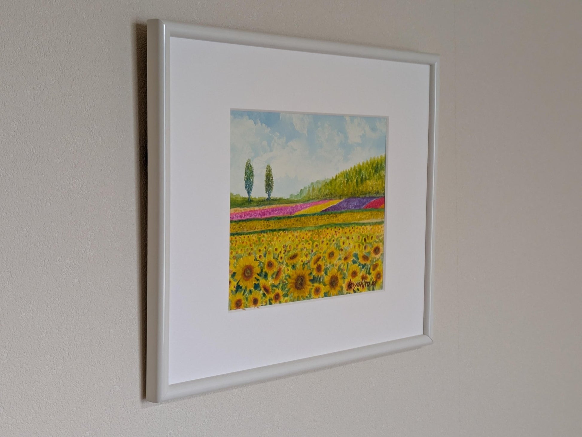 ひまわり畑とポプラ - FROM ARTIST