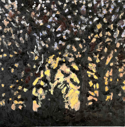 原画・油彩 「木々」 絵画・ S8（45.5㎝角 ）アート・ キャンバス - FROM ARTIST