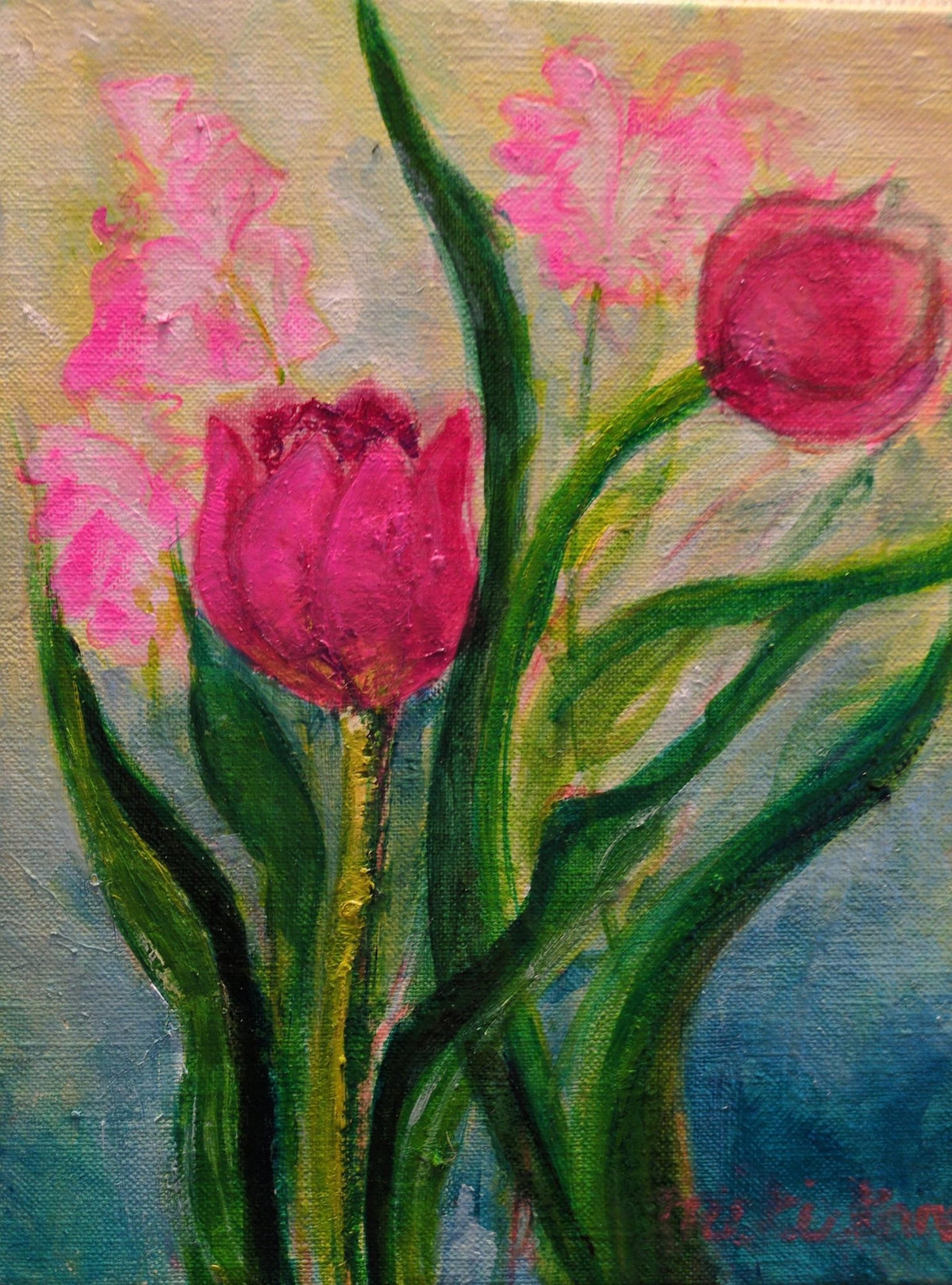 Spring Bulb Artist 絵画の通販、購入ならFROM ARTIST/作品名:Spring/作家名:Miki