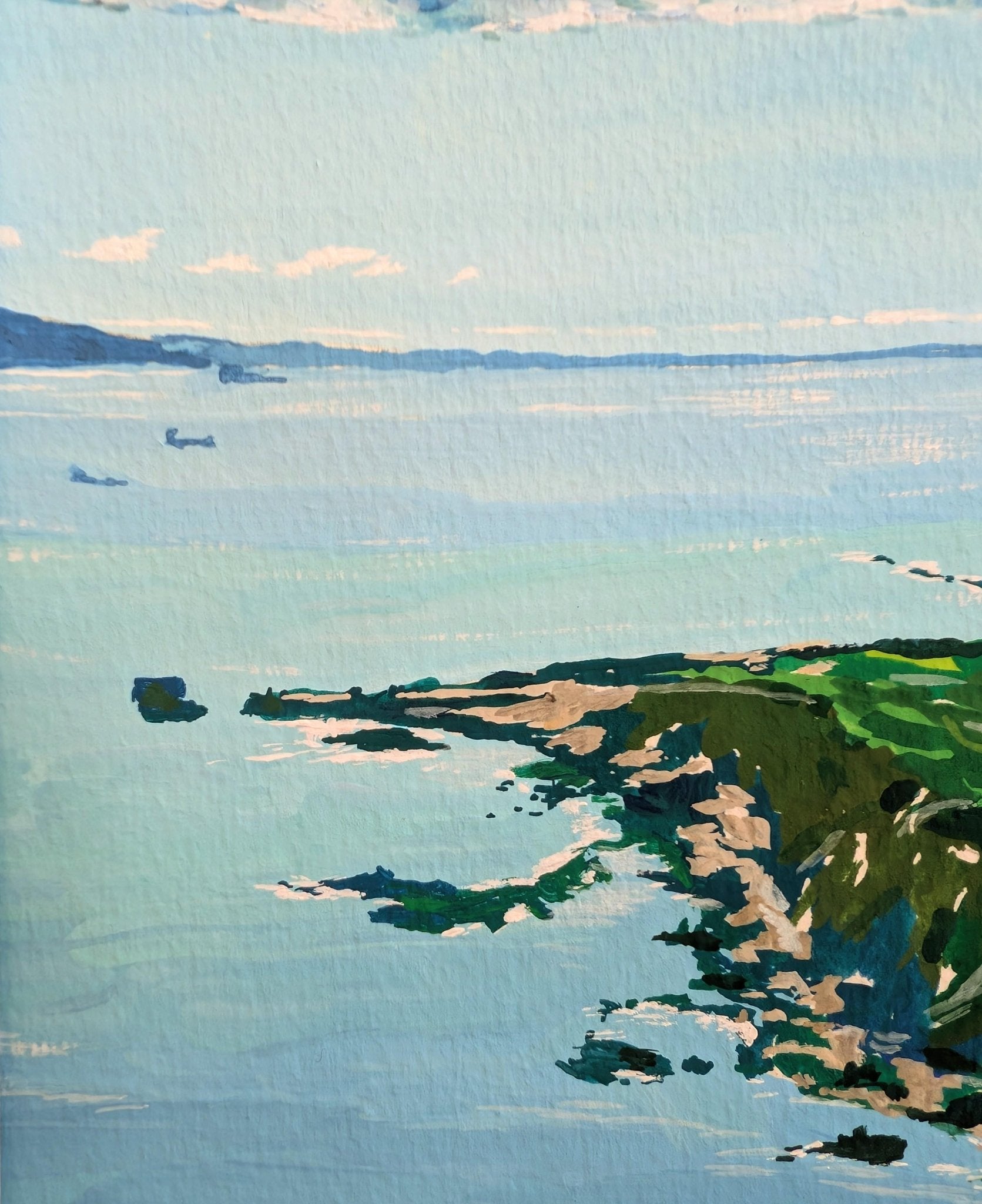 絵画の通販、購入ならFROM ARTIST/作品名：『岬（The cape） 〜あの日