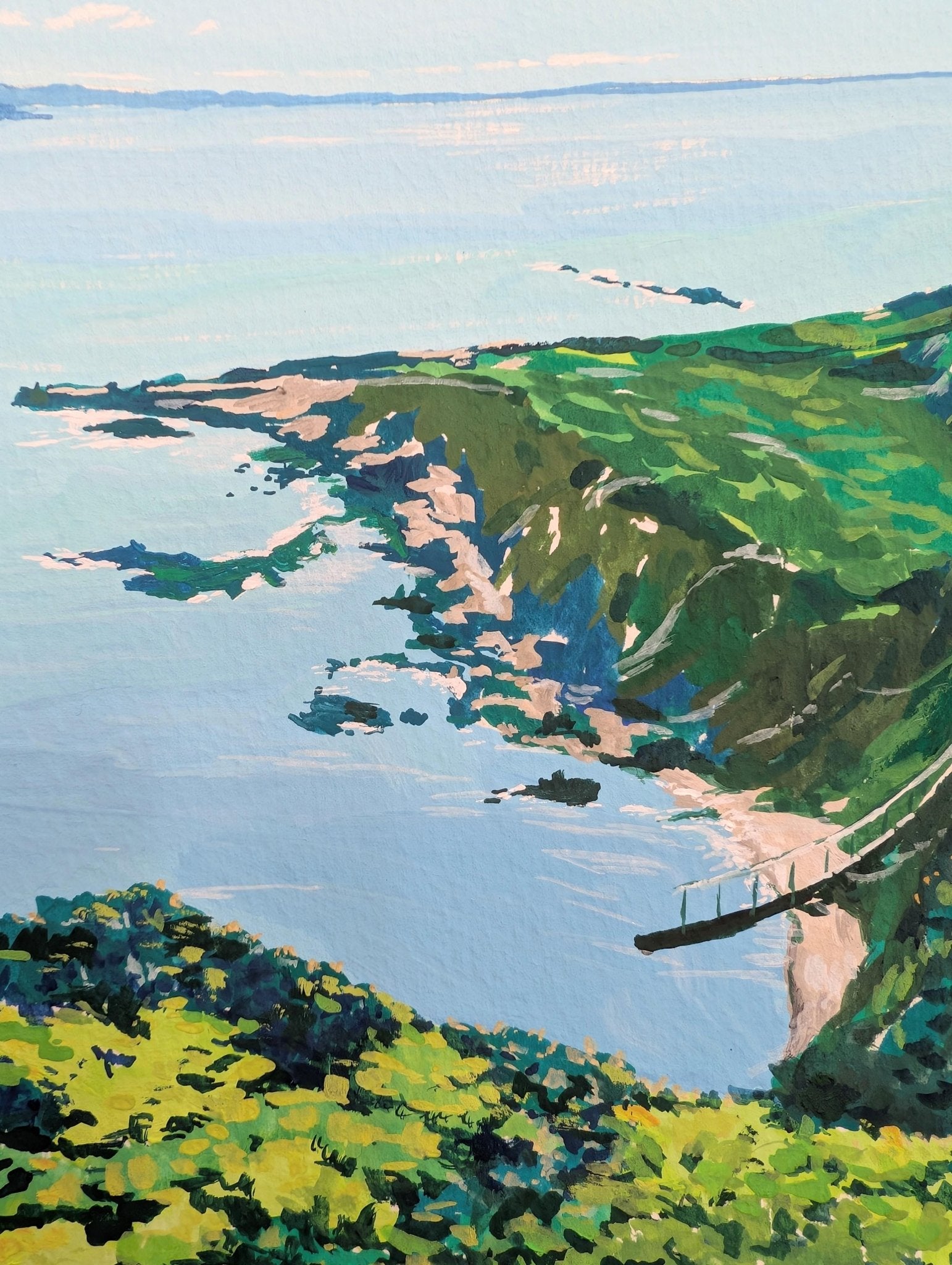 絵画の通販、購入ならFROM ARTIST/作品名：『岬（The cape） 〜あの日