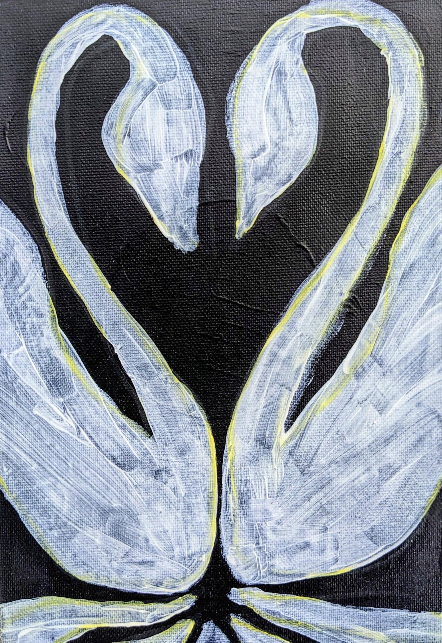 花のような２羽(Two swans like flowers) - FROM ARTIST