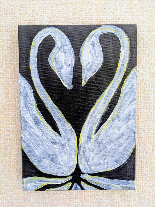 花のような２羽(Two swans like flowers) - FROM ARTIST