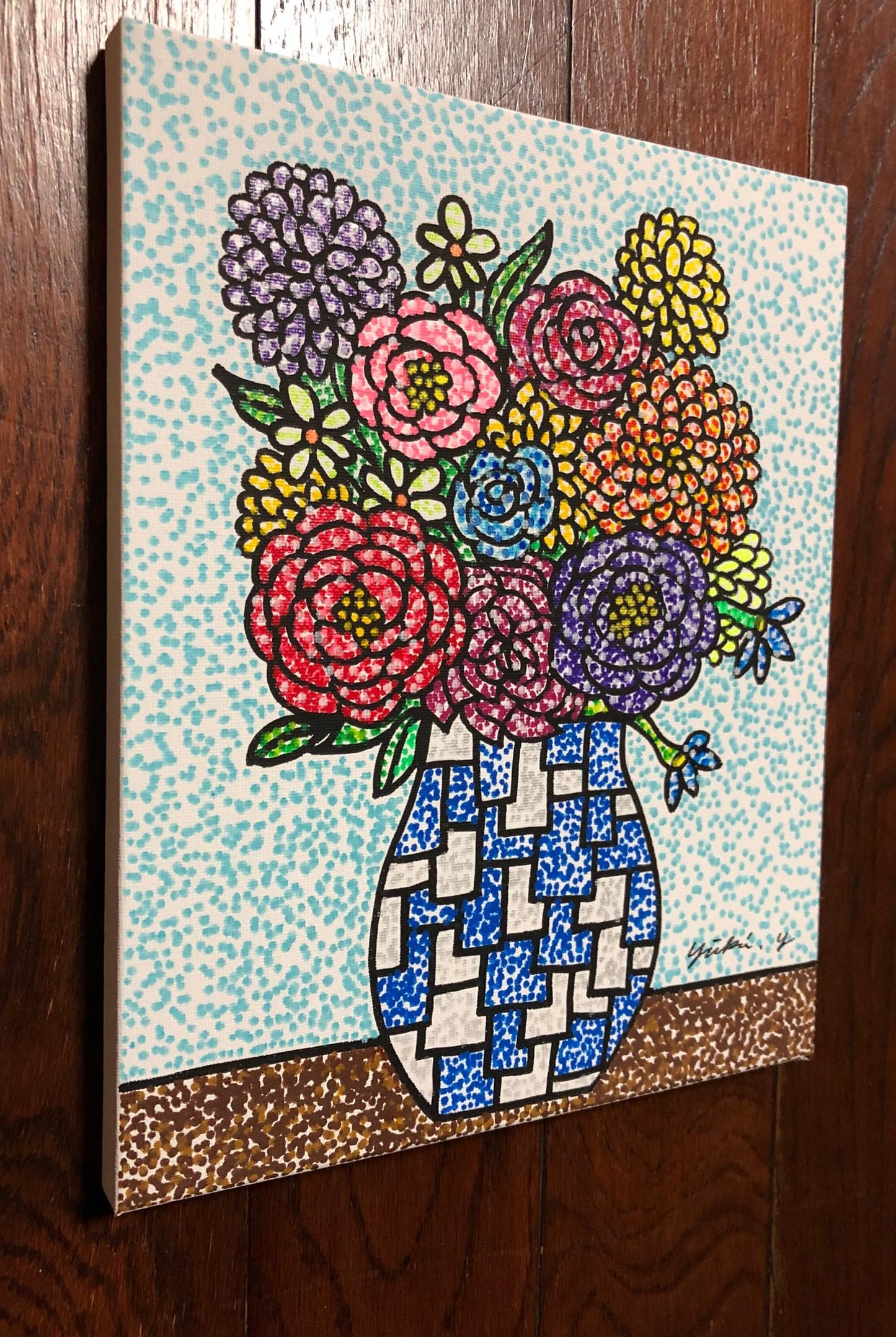 F3 花瓶の花 dot - FROM ARTIST