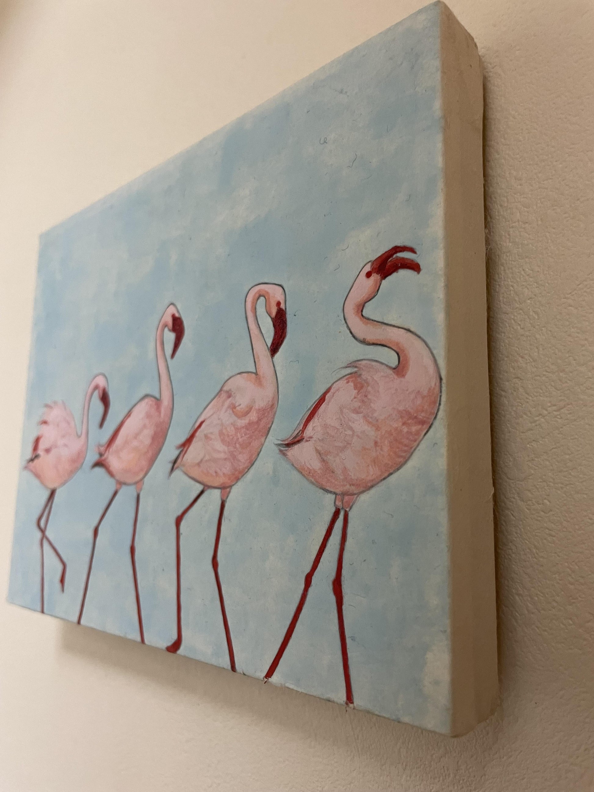 干支シリーズ-酉年 Flamingos March - FROM ARTIST