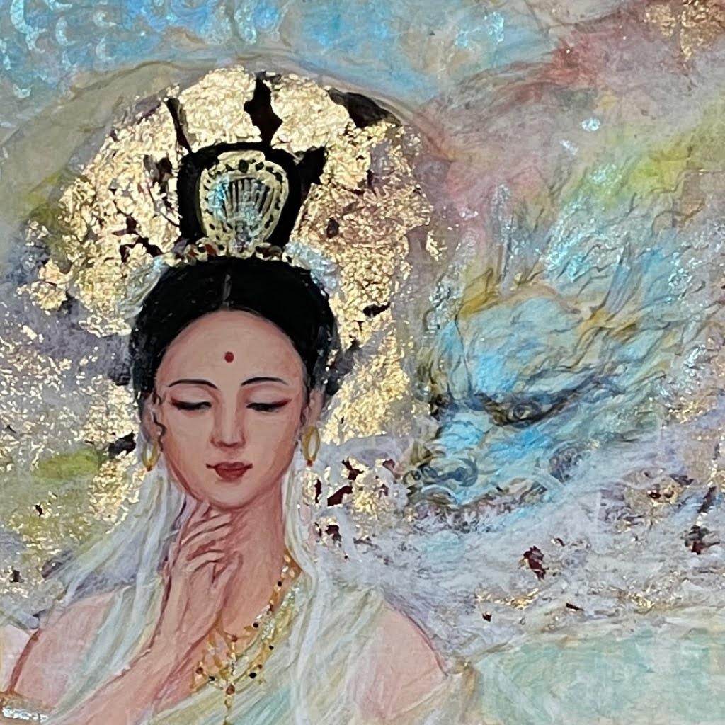 絵画の通販、購入ならFROM ARTIST/作品名：瀬織津姫-水の神/作家名：匂坂祐子