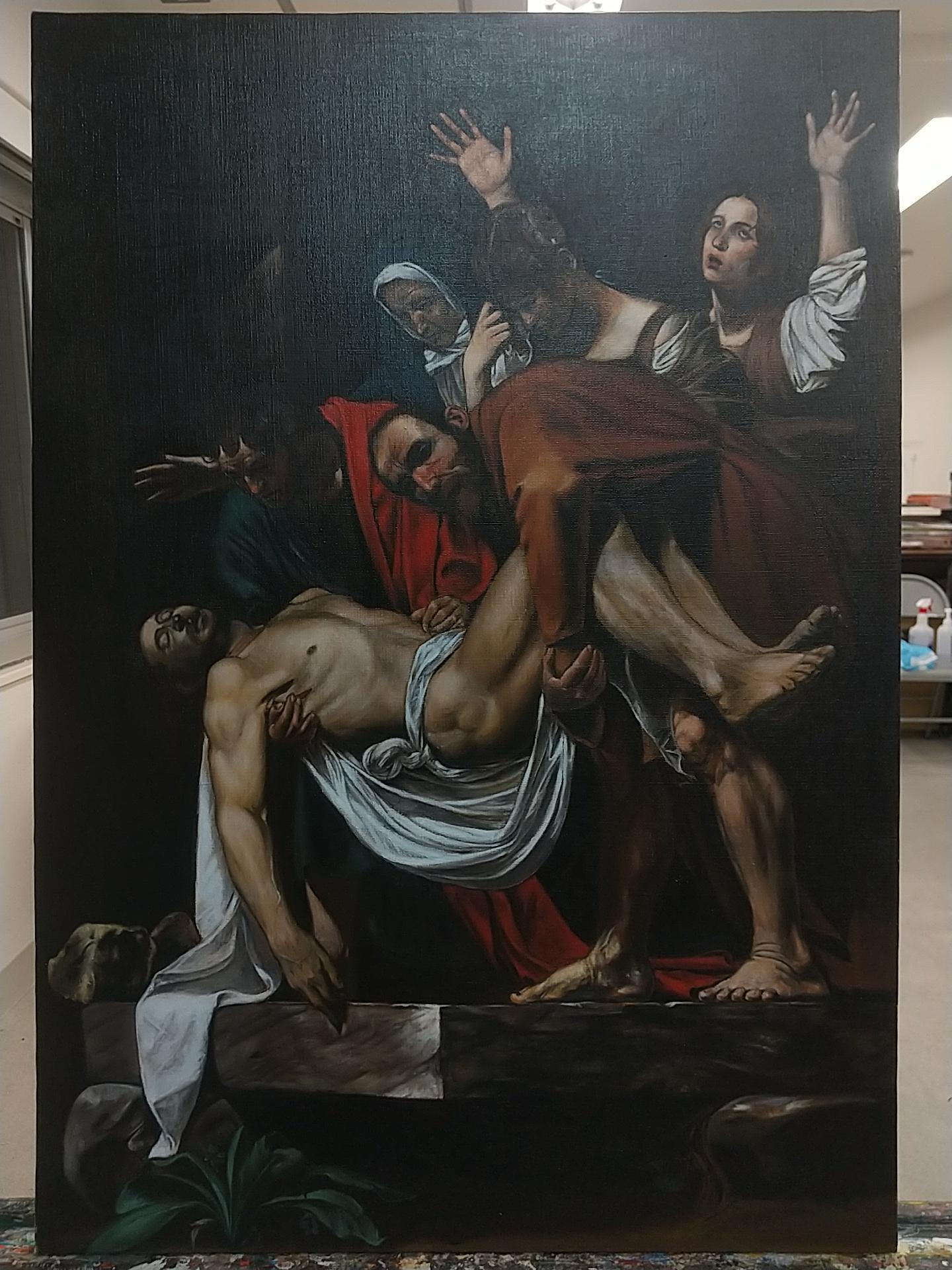 カラヴァッジョ模写「キリストの埋葬」 - FROM ARTIST